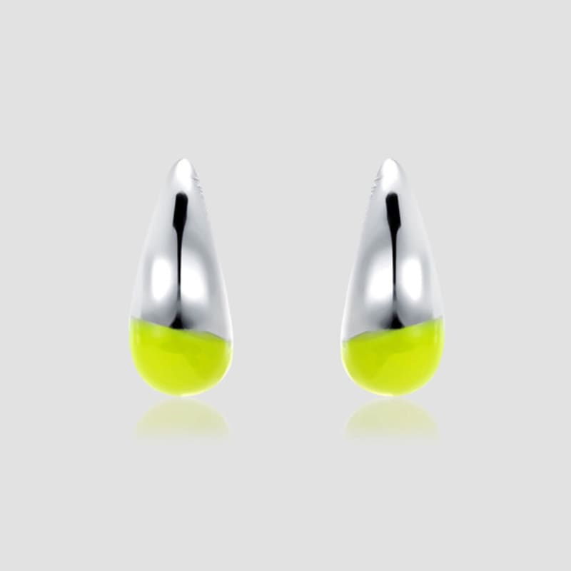 ANON Nuts Volume Earrings _Neon Lime