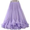 2024 European & American Summer Fashion: Women's Lace Mesh Puffy Skirt with Large Swing