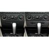Car Seat Heating Button Panel Sticker Carbon Fiber Decals Auto Interior Accessories For BMW 1 Series E81 E82 E87 E88 2008-2013