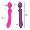 Magic AV Wand Dildo G Spot Vibrator för kvinnor Vagina Massager Klitoris Stimulator Kvinnlig Masturbator Mjuk Silikon Vuxna Sexleksak för par
