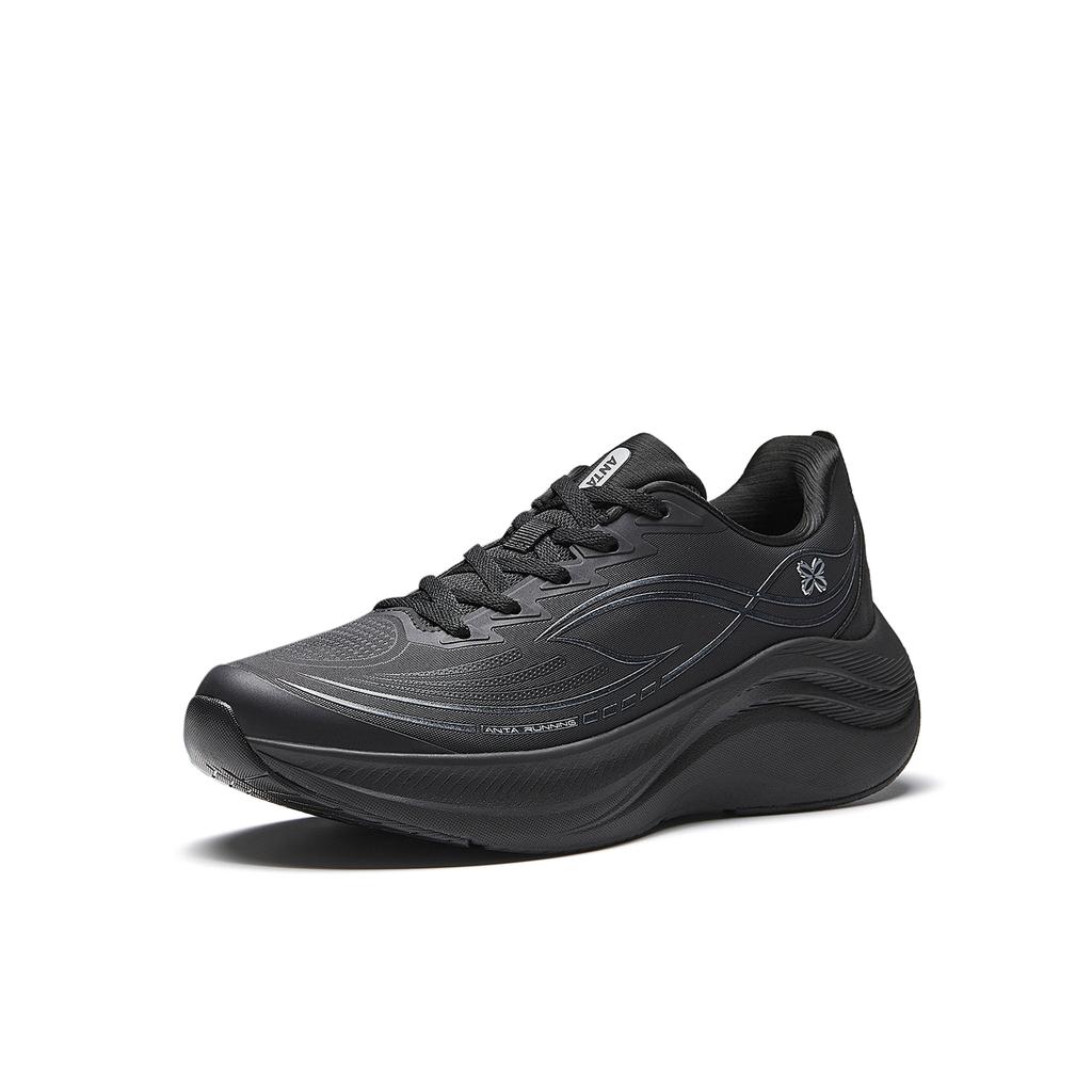 Anta Leaf 6.0 Comfortable Fabric Low-Top Versatile Running Shoes Women sneakers Basic-Black 922615524-11