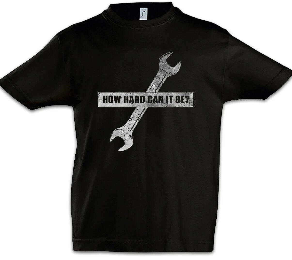 How Hard Can It Be? Kids Boys kids boys T-Shirt Racer Petrol Head Fun Car Love 120