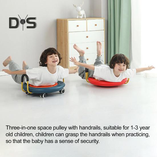 Balance Board with 5 Balls Wheels Handle Heavy Duty Portable Maze Wobble Board Toddler Sensory Balance Training Rocker Board Kids Physical Therapy Toy