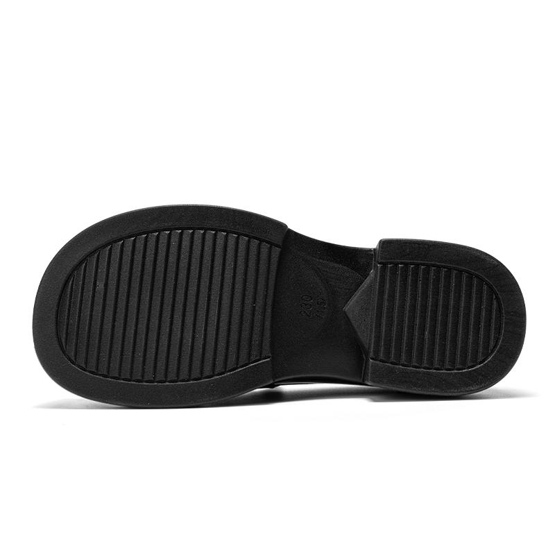 Warrior Fashion Trend British Style Student College Casual Outfit Comfortable Soft Sole Height Increasing Loafers Kids Loafers Black WXP(WZ)-2853