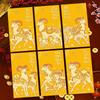 6Pcs 2027 Year Of The Sheep Red Envelopes With Vibrant Vietnamese Wishes Prints Perfect For Tet Lunar New Year Holiday Gifting