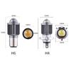 Motorcycle LED Headlight Bulbs with Lens Bright Light Hi/Lo Beam Super Bright Headlamp