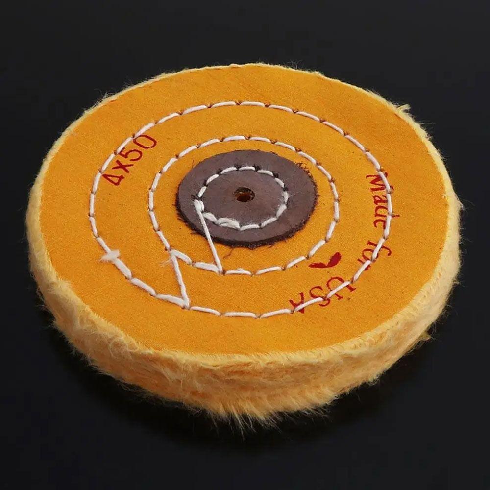 1Pcs Angle Grinder Accessory Polishing Wheel Abrasive Tool Cotton Pad  For Metal Jewelry Polishing