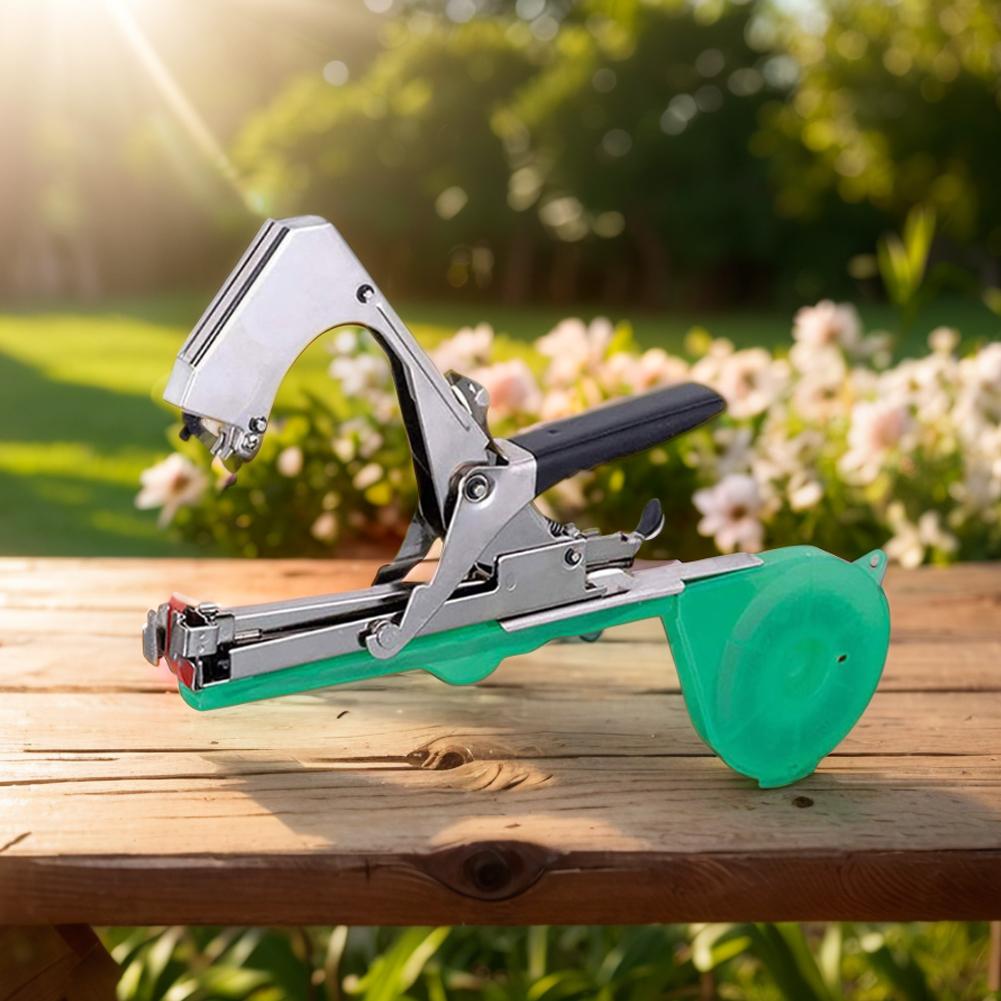 Plant Tying Machine 10 Rolls of Tape Vines Plant Tying Tool Fruit Vegetable Hand Tying Binding Machine Used for Kinds of Plants