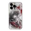 Anime Samurai Girl Kimono Sword Pattern Phone Case for iPhone 17 16 15 14 13 12 11 16E Series Pro Max Plus