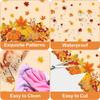 2 Pack Thanksgiving Tablecloth Fall Party Decorations, 54 x 108 Inch Rectangle Disposable Autumn Table Cloth, Plastic Pumpkin Table Cover for Harvest