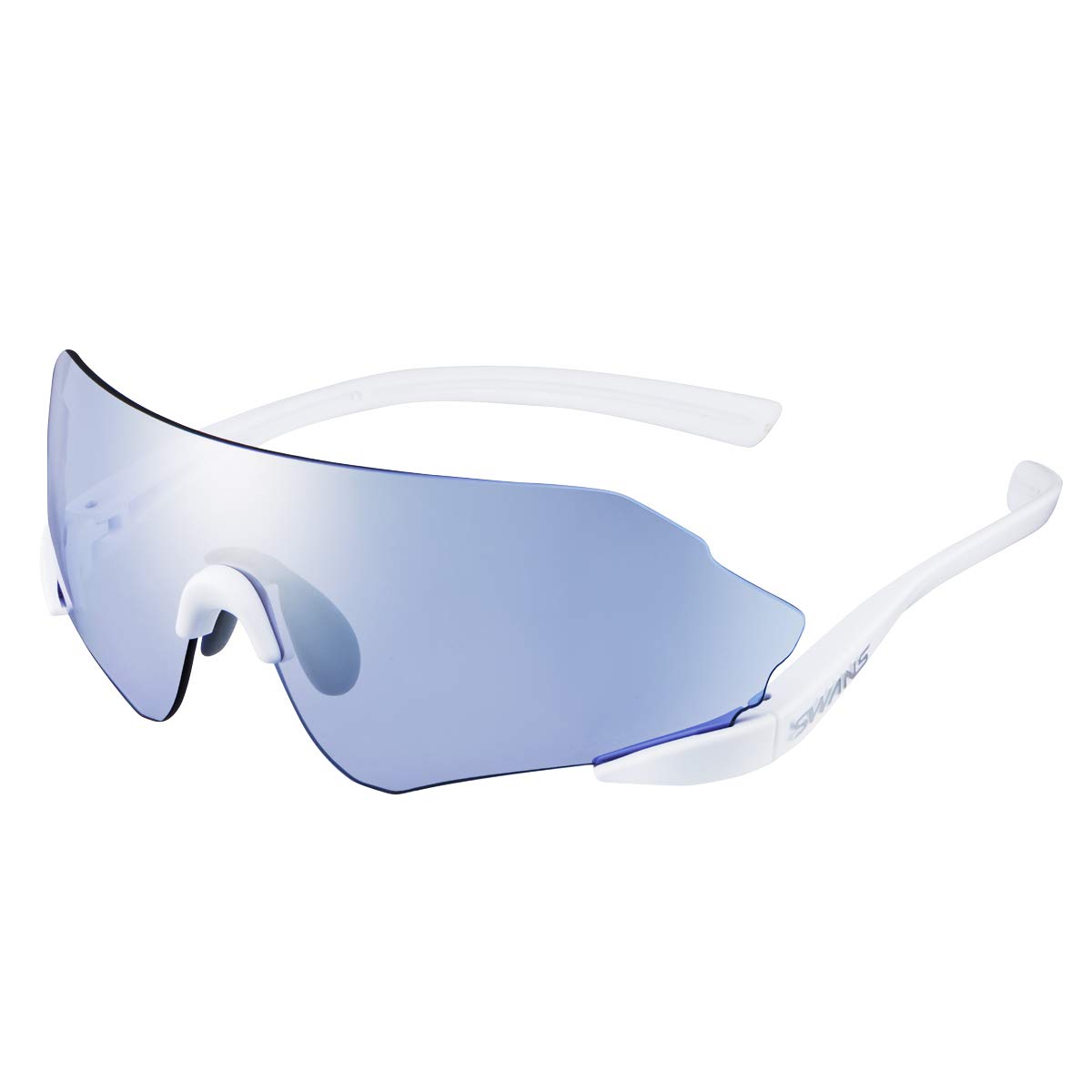 

Made in Japan Sports Sunglasses NEURON20 NEURON20 for Marathon Running Track and Field SPW Silver Mirror x ULTRA Ice Blue [SWANS] E-NOX E-NOX