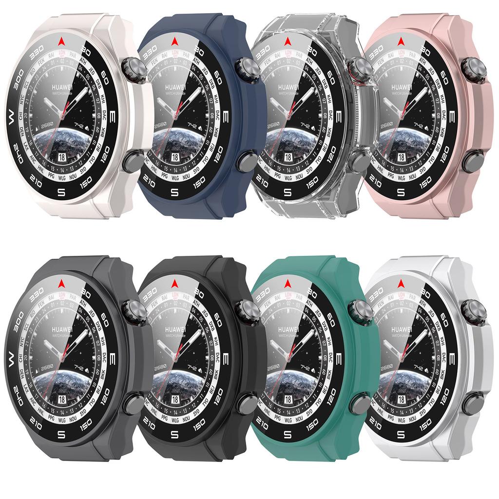 Screen Protector Case  Overall Hard PC Full Protective Cover Ultra Thin Guard Bumper- Compatible- for Watch Ultimate