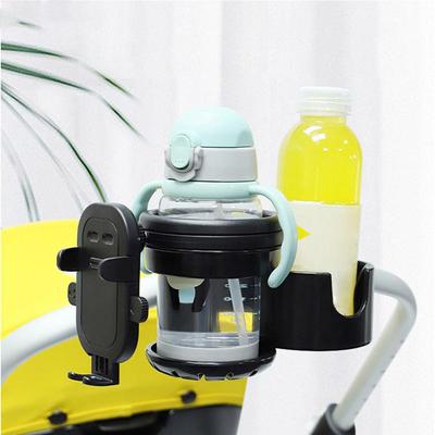 3-in-1 Baby Stroller Cup Holder Support 360 Rotation Universal Baby Accessories For Outdoor Pushchair Carriage Organizers