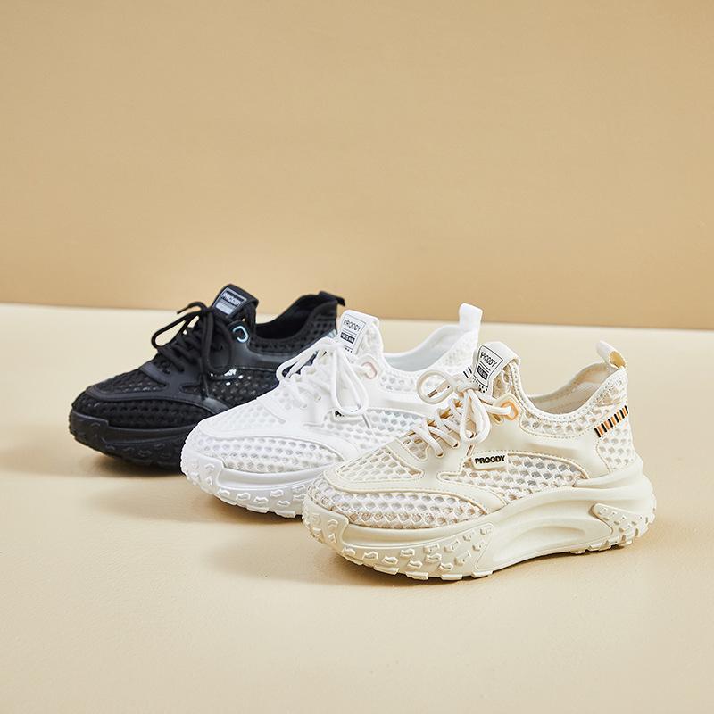 New Dad Shoes for Women Summer Student Running Sports Casual Shoes Mesh Breathable