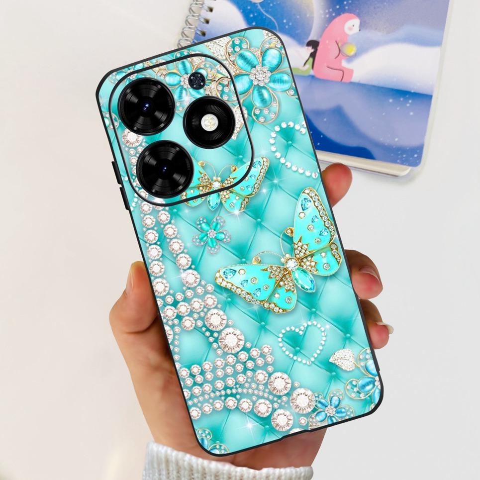 Coque Funda For Infinix Hot 40i Hot40i 2023 New Fashion Back Cover Colorful Painting Print Phone Cases On Hot 40 I Soft Matte