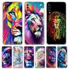 Colorful Lion Transparent Phone Case for Samsung Galaxy A16 A14 A12 A22 A24 A42 A02 A03S A06 A50 A70 A20 A30 A40 Soft Cover Bags