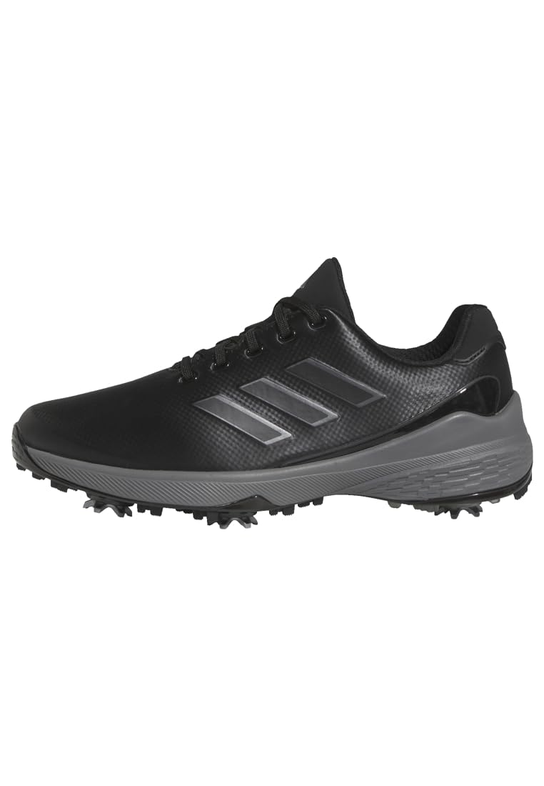 

Кроссовки для гольфа ZEDGE 23 Core Silver Metallic см 2E [Adidas Golf] мужские черные/темные металлические/серебристые 26.5