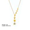 Pentagram Light Luxury Necklace Niche Tassel Pendant Women's Collarbone Chain Fashion Design Jewelry