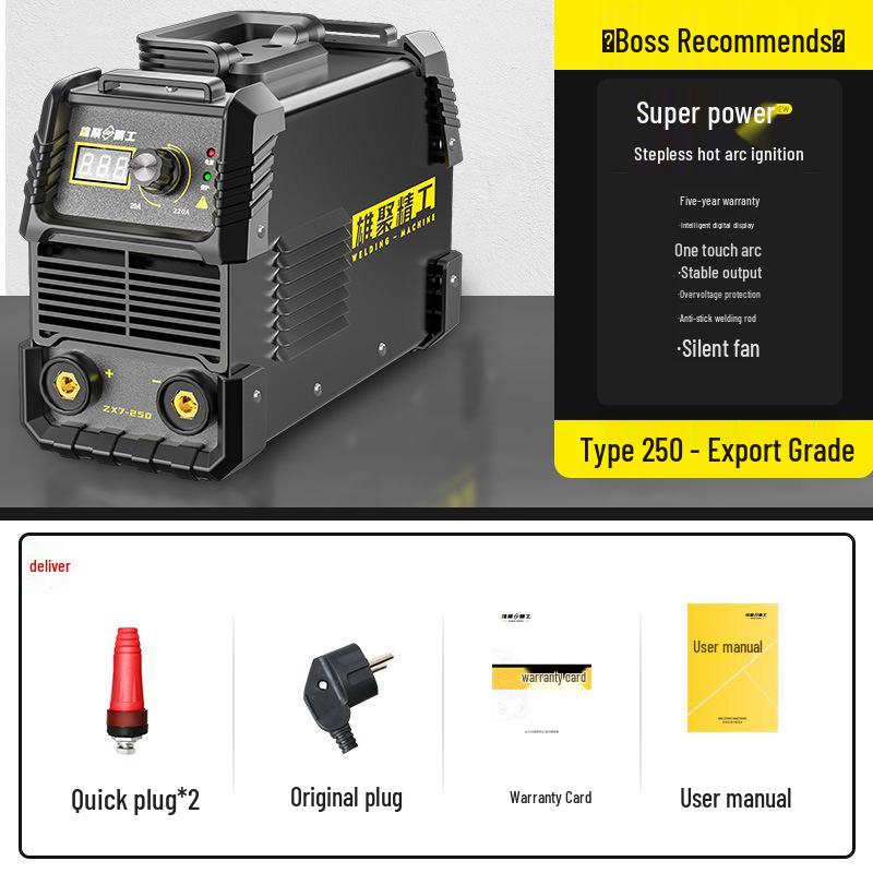220V/380V Dual Voltage Handheld Gasless MIG Welder for Home and Industrial Use