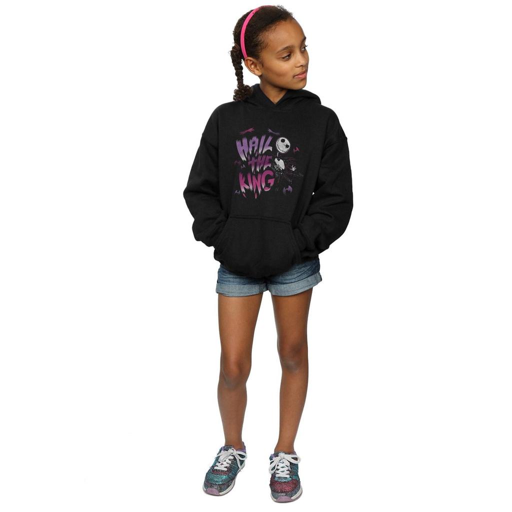 Disney Girls Nightmare Before Christmas Hail The King Hoodie