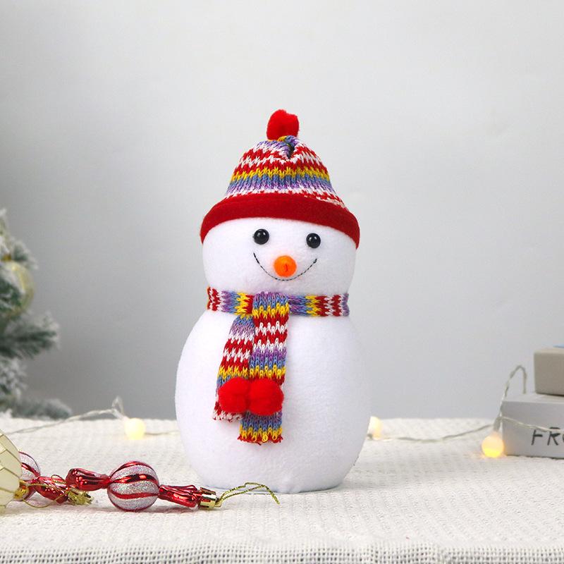 Christmas decorations snowman doll table top ornament Christmas gift Christmas tree accessories snowman