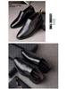 Men's Spring/Summer Hollow Leather Slip-On Shoes - Business Casual & Formal, Ideal for Middle-Aged and Elderly Dads