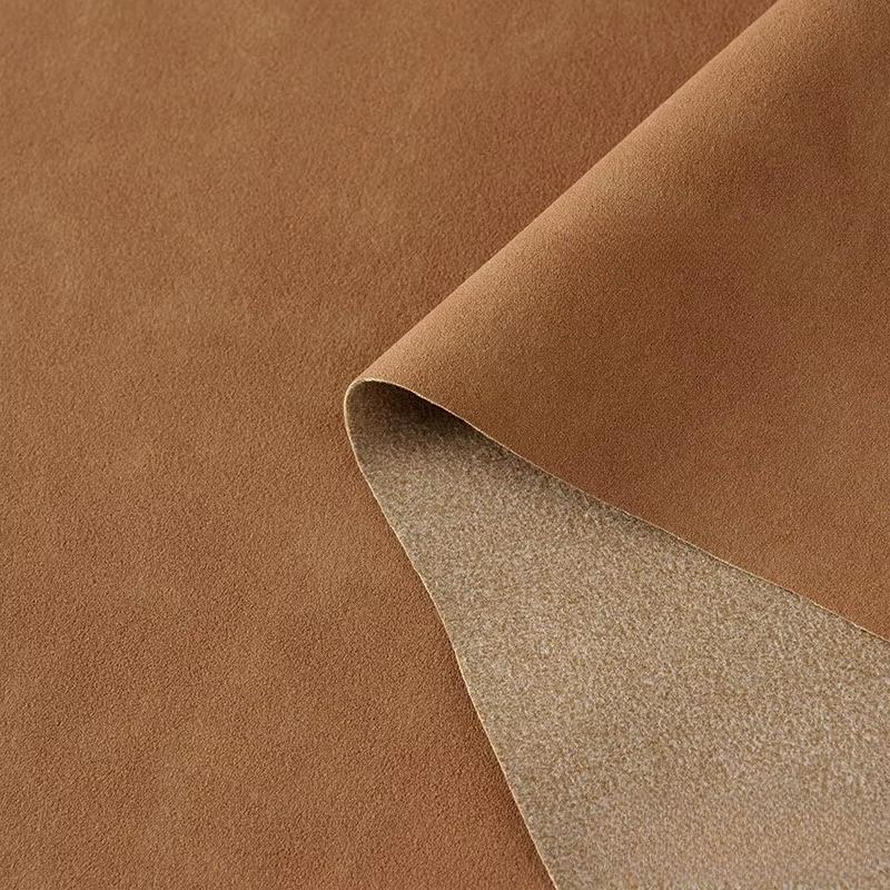 100x140cm Super-fine Nanofiber Leather Fabric Breathable Tear-resistant for DIY Sewing Outerwear Vests Skirts Handmade Fabric