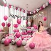 Birthday Balloon Party Decorations Scene Arrangement Background Wall Decoration Supplies Premium Package Set