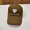 Cotton Embroidery Baseball Hats Adjustable Sunscreen Hats Trendy Dad Hat  for Men Women