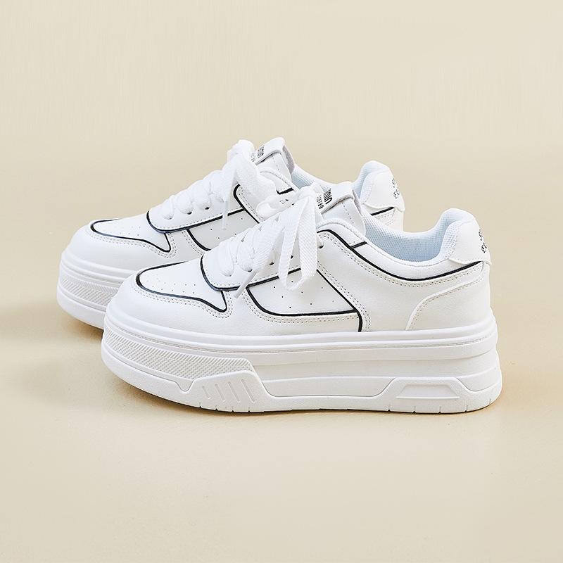 Fashion Little White Shoes Women Summer New Korean Version Heightening Casual Shoes Fashion Versatile Breathable Platform Sneakers Women