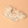 Maternal Baby Products Cotton Baby Bib Newborn Flower Shape Feeding Saliva Soft Towel Stereo Skin-friendly Breathable Burp Cloth