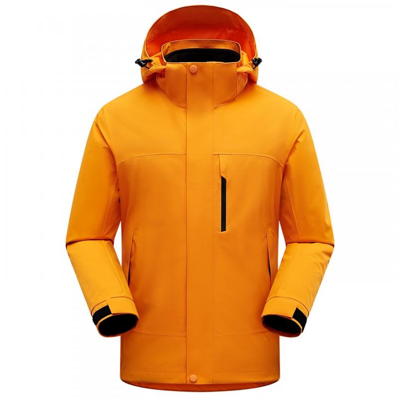 Removable 2-Piece Windproof Warm Breathable Outdoor Jacket Hiking Camping Skiing Cycling Unisex