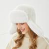 Lei Feng Hat Winter Women's Outdoor Riding Warm Hat Windproof and Cold Rabbit Fur Ear Hat