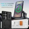 Armor Shockproof Magnetic Case For Samsung Galaxy S25 S24 Ultra Plus FE A56 A36 A26 A17 A16 Lens protection stand Magsafe Cover
