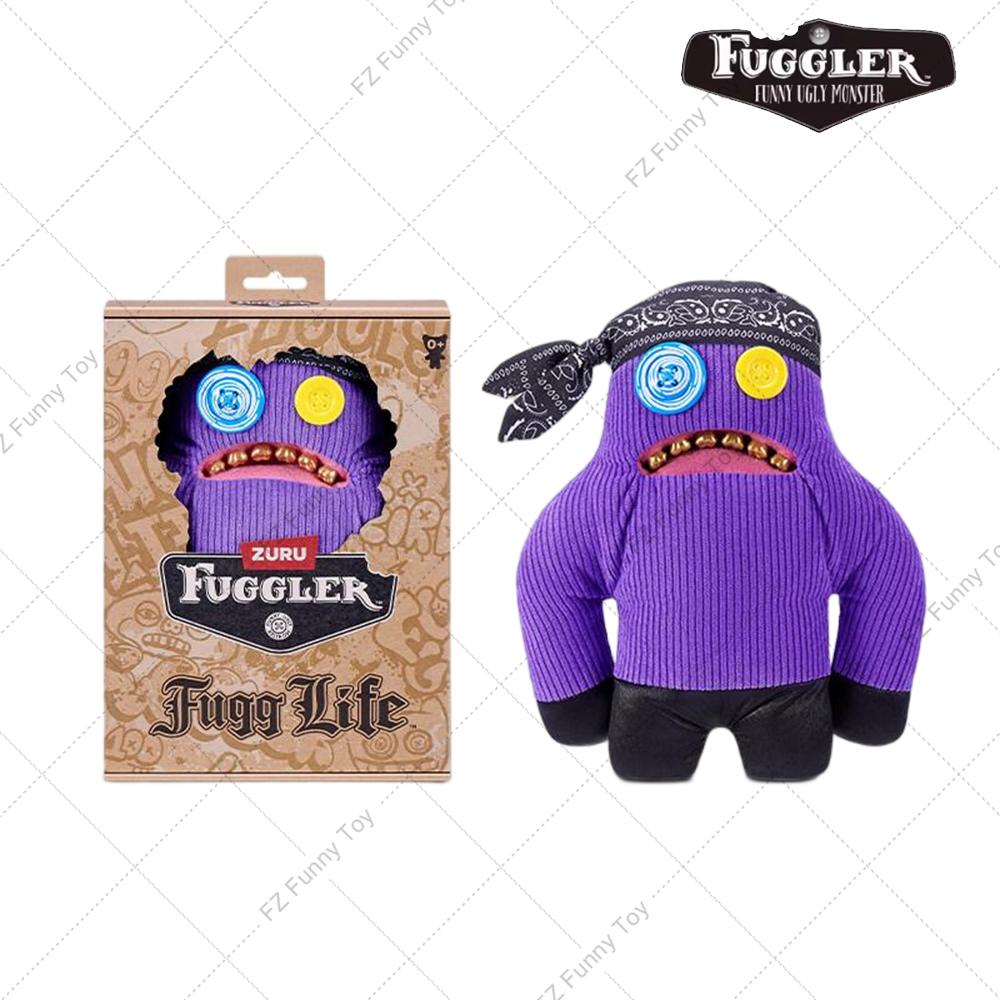 Fuggler Originele Pluche Pop Ouwe Lullen Katten Fuggster Lelijk Tand Monster Rock En Hip Hop Ster Knuffel Verjaardagscadeau 1pc with box