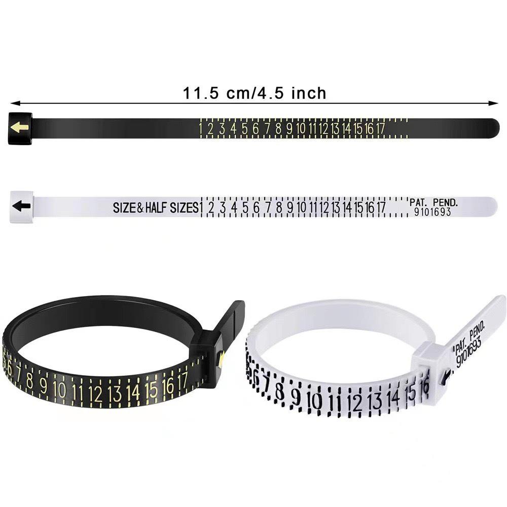 Adjustable Ring Sizer Belt for Finger Measurement