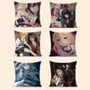 Cartoon Animation A-Angels Of D-Death Pillow Cushion Cover Pillowcase Living Room Sofa Home Decor Customized
