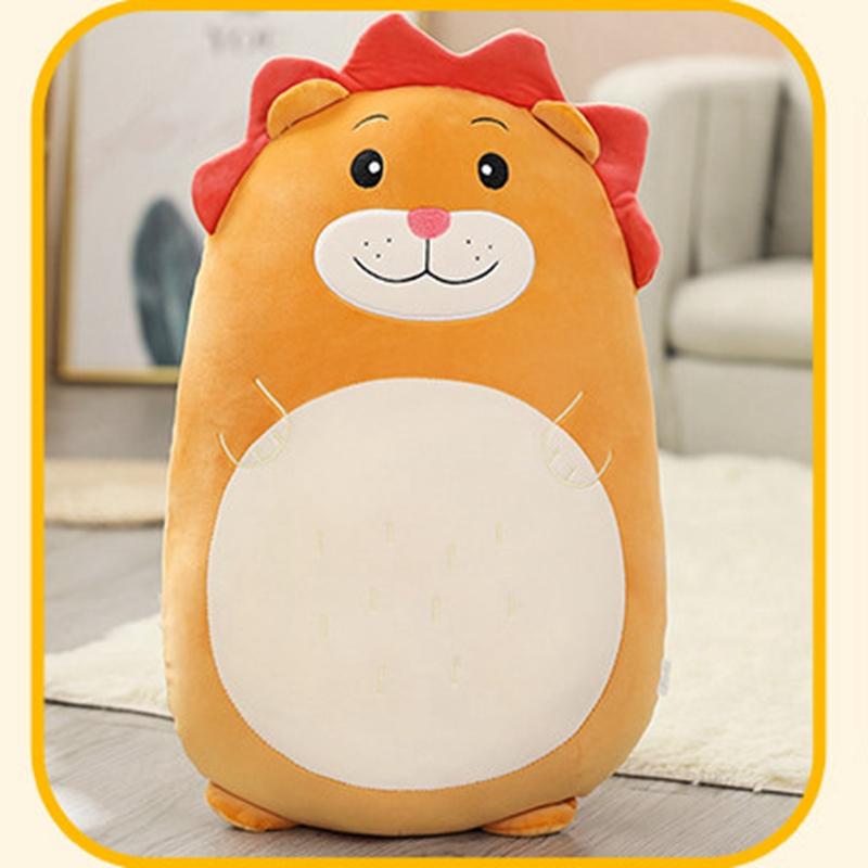 Squish Pillow Plush Toy Animal Kawaii Unicorn Dinosaur Lion Soft Big Pillow Buddy Stuffed Cushion Valentine's Gift For Kids Girl