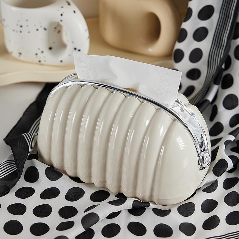 Youqin High-End Tissue Box: Elegant Tissue Holder for Living Room, Coffee Table, or Desktop.