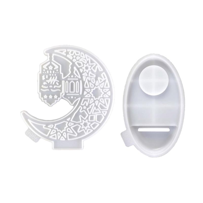 Silicone DIY Moulds Candle Holder Mold Ramada Theme Candlestick Molds Silicone Mould Suitable for Making Candle Holder