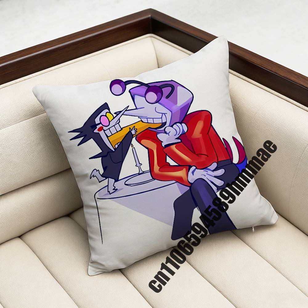 Game DDeltarune Spamton Throw Pillow Case Sham For xcm xcm Square Home Pillowcase Cushion Cover