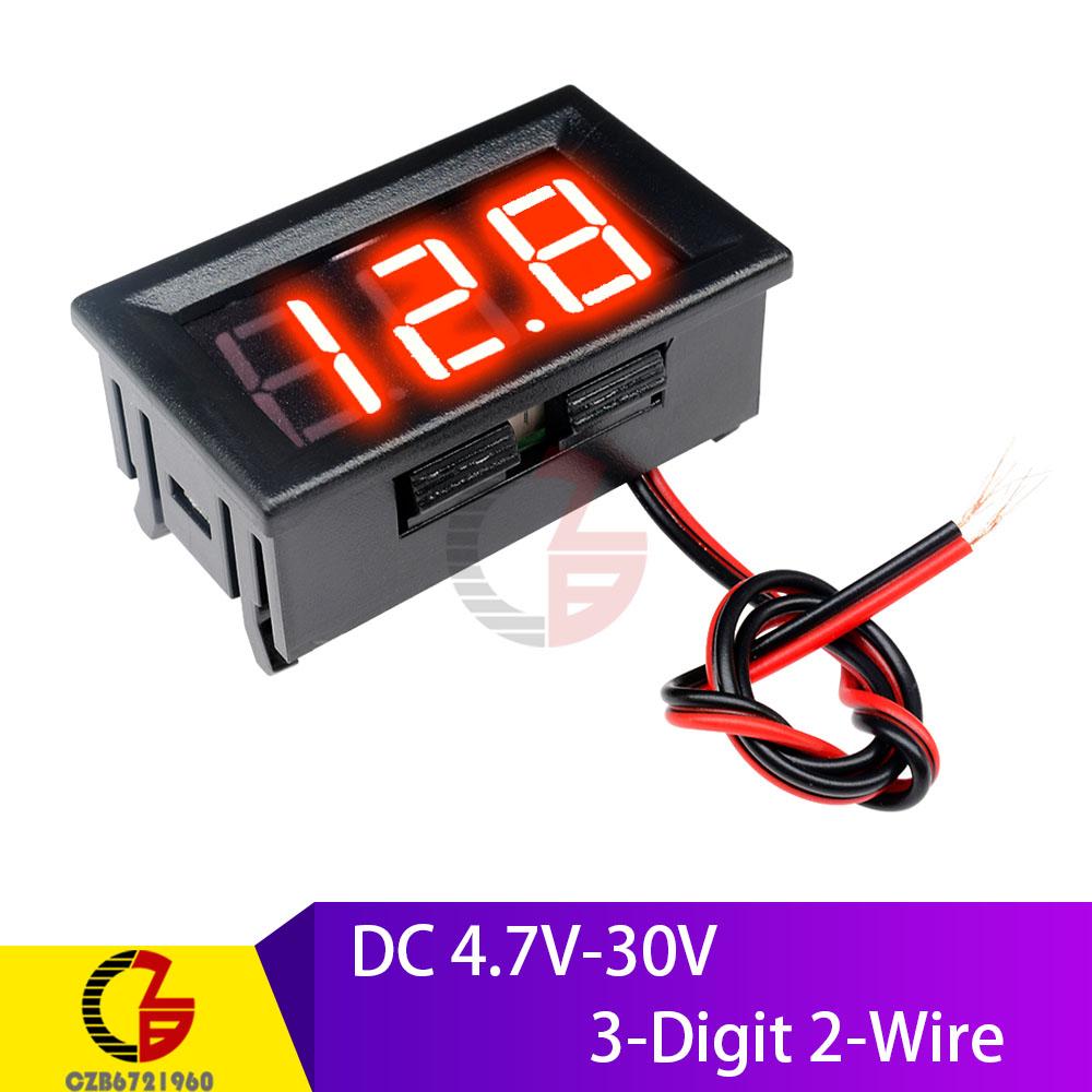 High Accuracy DC 100V 10A Digital Car Voltmeter Ammeter Motorcycle Voltage Indicator Tester Current Meter Replace USB Tester 12V