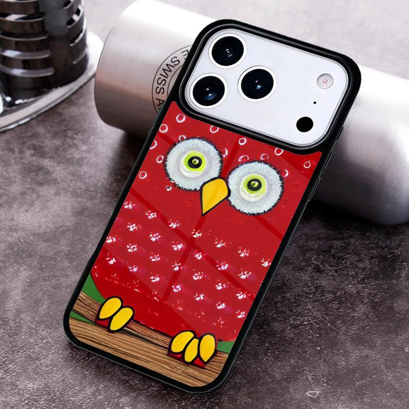 Christmas Owl soft Phone Case For iPhone 17 16 15 14 13 12 11 Pro Max Plus 17Air Soft Silicone Cover