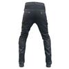 New product locomotive rider straight cycling pants anti-drop pants motorcycle waterproof windproof leather pants multi-bag overalls