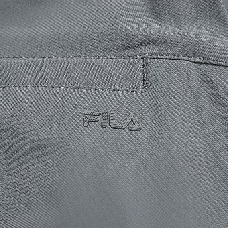 Fila A.P. Minimalist Classic Sports Training Comfortable Versatile Woven Casual Pants Men Bottoms Beast-Skin-Gray A11M621810FDY
