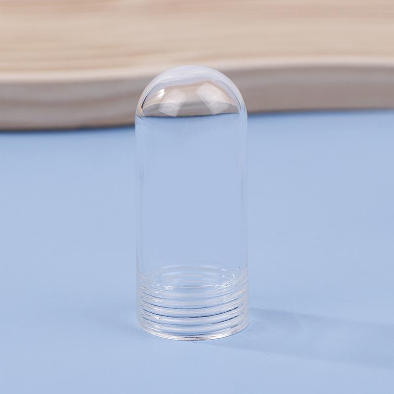 Tubular G9 Clear Glass Cover Threaded Neck Lamp Shade Replacement Sturdy Glass Protectant Tube Frost Cover For G9 Bulb