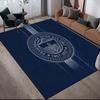 Fenerbahçe Flannel Pattern Square Carpet,Area Rug,Carpet Rug for Living Room Bedroom Sofa Playroom Decor,Non-slip Floor Mat