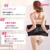 CtriLady Svart Midjeinnstrammer Shapewear for Mageinnstramming og Midje Dobbel Loungewear Damekorsett, Formende, Kompresjon, (Svart, XL)
