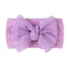 New baby nylon headband, baby cute bow wide-sided double-knotted headscarf, children's headband.