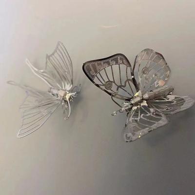 Pcs 2 Butterfly Model 3D Metal Puzzle Kits Animal Insect Beautiful Butterfly Assembly Model Jigsaw Puzzle Toys For Kids Adult